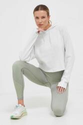 Adidas edzős pulóver szürke, nyomott mintás, kapucnis - szürke L - answear - 20 990 Ft
