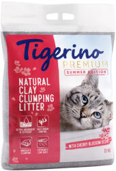  Tigerino Tigerino Nisipul lunii: 2 x 12 kg Canada / Premium Nisip pentru pisici - Parfum de floare cireș