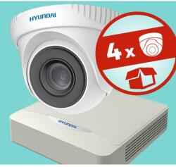 Hyundai 4 vandálbiztos dómkamerás, 4MP (2K), IP kamerarendszer
