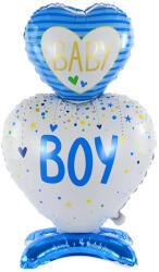  Álló fólia lufi - Babaváró - Baby Boy