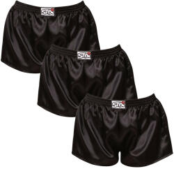 Styx 3PACK pantaloni scurți pentru femei Styx clasic elastic satin negru (3L0960) L (178566)