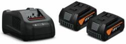 FEIN GAL 1880 CV AS gyorstöltő Li-ion akkukhoz + 2 db GBA Li-ion akkumulátor, 18 V, 5.0 Ah, AS (9 26 04 246 01 0) - geratech