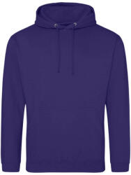 Just Hoods Uniszex laza szabású kapucnis pulóver AWJH001, Ultra Violet-3XL (awjh001uvi-3xl)