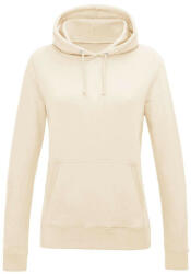 Just Hoods Női kapucnis pulóver bolyhozott belsővel AWJH001F, Vanilla Milkshake-2XL (awjh001fvmk-2xl)