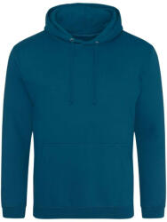 Just Hoods Uniszex laza szabású kapucnis pulóver AWJH001, Deep Sea Blue-L (awjh001dsb-l)