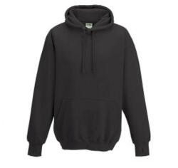 Just Hoods Uniszex vastag kapucnis pulóver AWJH020, Charcoal-M (awjh020ch-m)