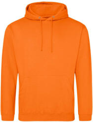 Just Hoods Uniszex laza szabású kapucnis pulóver AWJH001, Orange Crush-L (awjh001orc-l)