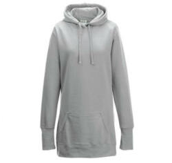 Just Hoods hosszított fazonú Női kapucnis pulóver AWJH005, Heather Grey-L (awjh005hgr-l)