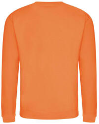 Just Hoods Uniszex hagyományos szabású kereknyakú pulóver AWJH030, Orange Crush-S (awjh030orc-s)