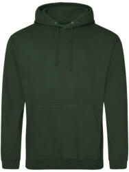 Just Hoods Uniszex laza szabású kapucnis pulóver AWJH001, Forest Green-3XL (awjh001fo-3xl)