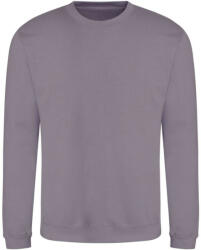Just Hoods Uniszex hagyományos szabású kereknyakú pulóver AWJH030, Dusty Lilac-S (awjh030dul-s)