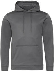 Just Hoods Uniszex poliészter sport kapucnis pulóver AWJH006, Steel Grey-3XL (awjh006stg-3xl)