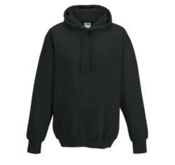 Just Hoods Uniszex vastag kapucnis pulóver AWJH020, Jet Black-L (awjh020jbk-l)