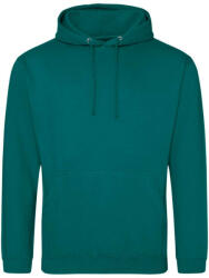 Just Hoods Uniszex laza szabású kapucnis pulóver AWJH001, Jade-2XL (awjh001jad-2xl)