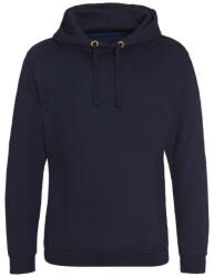 Just Hoods Uniszex laza szabású kapucnis pulóver, zseb nélkül AWJH011, New French Navy-2XL (awjh011nfrnv-2xl)