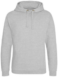 Just Hoods Uniszex laza szabású kapucnis pulóver, zseb nélkül AWJH011, Heather Grey-2XL (awjh011hgr-2xl)