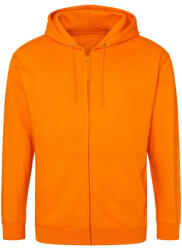Just Hoods cipzáros kapucnis férfi pulóver AWJH050, Orange Crush-M (awjh050orc-m)