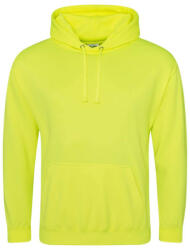 Just Hoods élénk színű unisex kapucnis pulóver AWJH004, Electric Yellow-M (awjh004eye-m)