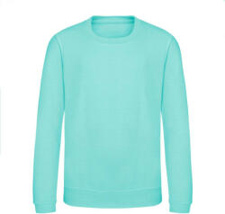 Just Hoods Környakas gyerek pulóver bolyhozott belsővel AWJH030J, Peppermint-12/13 (awjh030jpp-12-13)