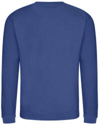 Just Hoods Uniszex hagyományos szabású kereknyakú pulóver AWJH030, Royal Blue-S (awjh030ro-s)
