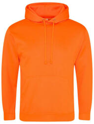 Just Hoods élénk színű unisex kapucnis pulóver AWJH004, Electric Orange-L (awjh004eor-l)