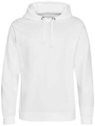 Just Hoods Uniszex laza szabású kapucnis pulóver, zseb nélkül AWJH011, Arctic White-L (awjh011awh-l)