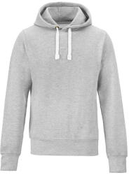 Just Hoods Uniszex vastag oldalzsebes bélelt kapucnis pulóver AWJH100, Heather Grey-L (awjh100hgr-l)