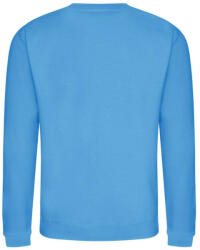 Just Hoods Uniszex hagyományos szabású kereknyakú pulóver AWJH030, Hawaiian Blue-S (awjh030hb-s)