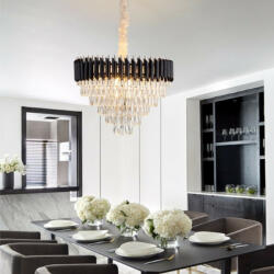 Elit'S Candelabru Cristal Elit's Esn400, Negru cu Auriu (Esn4009001)