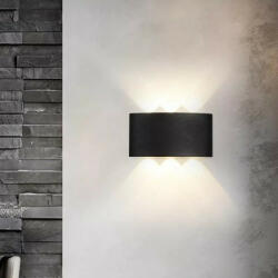 Elit'S Aplica Exterior Elit's, Esn8719-6m, IP65, Lumina Calda, 6W, Negru (Esn8719-6m)
