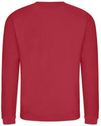 Just Hoods Uniszex hagyományos szabású kereknyakú pulóver AWJH030, Fire Red-XL (awjh030fr-xl)