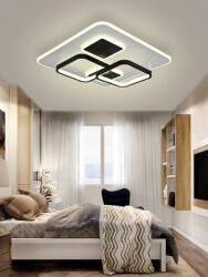 Elit'S Lustra LED Cu Telecomanda, Elit's Esn r9057RS, 150W, Negru Alb2 (EsnR9057RS)