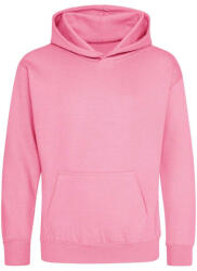 Just Hoods Gyerek kapucnis pulóver AWJH001J, Candyfloss Pink-5/6 (awjh001jcfp-5-6)