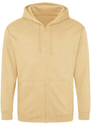 Just Hoods cipzáros kapucnis férfi pulóver AWJH050, Desert Sand-S (awjh050ds-s)