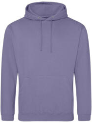 Just Hoods Uniszex laza szabású kapucnis pulóver AWJH001, True Violet-L (awjh001trv-l)