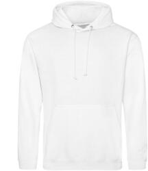 Just Hoods Uniszex laza szabású kapucnis pulóver AWJH001, Arctic White-3XL (awjh001awh-3xl)