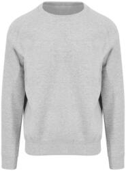 Just Hoods Uniszex vastag környakas pulóver AWJH130, Heather Grey-2XL (awjh130hgr-2xl)