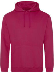 Just Hoods Uniszex laza szabású kapucnis pulóver AWJH001, Cranberry-XS (awjh001cr-xs)