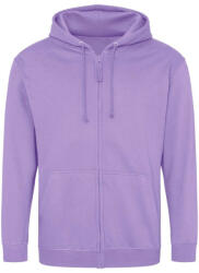 Just Hoods cipzáros kapucnis férfi pulóver AWJH050, Digital Lavender-M (awjh050dil-m)