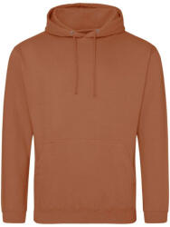 Just Hoods Uniszex laza szabású kapucnis pulóver AWJH001, Ginger Biscuit-M (awjh001gib-m)