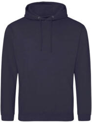 Just Hoods Uniszex laza szabású kapucnis pulóver AWJH001, Navy Smoke-S (awjh001nvs-s)