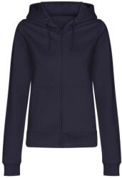 Just Hoods kapucnis Női pulóver, elején végig cipzárral AWJH050F, New French Navy-S (awjh050fnfrnv-s)