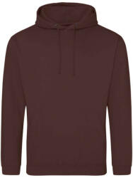 Just Hoods Uniszex laza szabású kapucnis pulóver AWJH001, Chocolate Fudge Brownie-XS (awjh001cfb-xs)