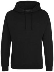 Just Hoods Uniszex laza szabású kapucnis pulóver AWJH001, Black Smoke-L (awjh001blsm-l)
