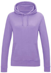 Just Hoods Női kapucnis pulóver bolyhozott belsővel AWJH001F, Digital Lavender-M (awjh001fdil-m)