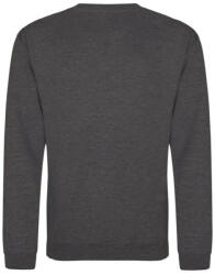 Just Hoods Uniszex hagyományos szabású kereknyakú pulóver AWJH030, Charcoal-4XL (awjh030ch-4xl)