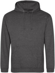 Just Hoods Uniszex laza szabású kapucnis pulóver AWJH001, Charcoal-L (awjh001ch-l)