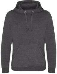 Just Hoods Uniszex kenguruzsebes kapucnis vastag pulóver AWJH101, Charcoal-XS (awjh101ch-xs)