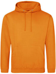 Just Hoods Uniszex laza szabású kapucnis pulóver AWJH001, Pumpkin Pie-L (awjh001pup-l)