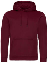 Just Hoods Uniszex poliészter sport kapucnis pulóver AWJH006, Burgundy-S (awjh006bu-s)